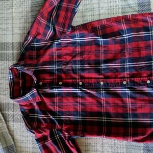 Wrangler plaid button down shirt size xl